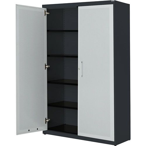 4250633331408 - mauser Flügeltürenschrank akustisch wirksam HxBxT 1956 x 1200 x 432 mm 4 Fachböden anthrazitgrau lichtgrau 4250633331408 - mauser Flügeltürenschrank akustisch wirksam HxBxT 1956 x 1200 x 432 mm 4 Fachböden anthrazitgrau lichtgrau