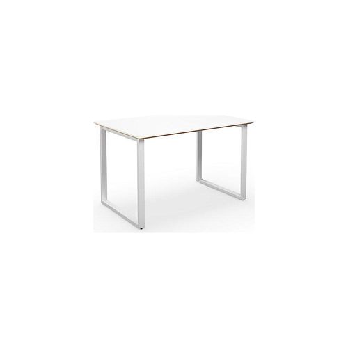4061753268068 - Mehrzwecktisch DUO-O Trend gerade Platte Tiefe 800 mm Breite 1200 mm weiß   weiß kaiserkraft