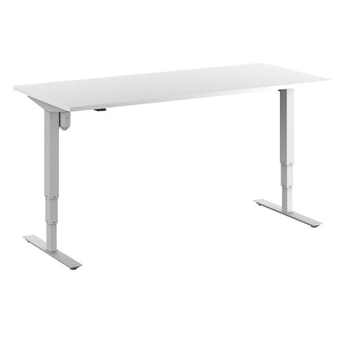 4061753266194 - Schreibtisch Atlanta elektrisch höhenverstellbar gerade BxT 1800 x 800 mm weiß weiß kaiserkraft 4061753266194 - Schreibtisch Atlanta elektrisch höhenverstellbar gerade BxT 1800 x 800 mm weiß weiß kaiserkraft