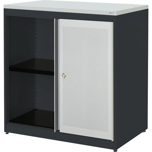 4250633331460 - mauser Schiebetürenschrank akustisch wirksam Kunststoffplatte HxBxT 830 x 800 x 432 mm 1 Fachboden anthrazitgrau lichtgrau lichtgrau 4250633331460 - mauser Schiebetürenschrank akustisch wirksam Kunststoffplatte HxBxT 830 x 800 x 432 mm 1 Fachboden anthrazitgrau lichtgrau lichtgrau