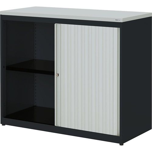 4250633330074 - mauser Querrollladenschrank HxBxT 830 x 1000 x 432 mm Kunststoffplatte 1 Fachboden anthrazitgrau lichtgrau lichtgrau 4250633330074 - mauser Querrollladenschrank HxBxT 830 x 1000 x 432 mm Kunststoffplatte 1 Fachboden anthrazitgrau lichtgrau lichtgrau
