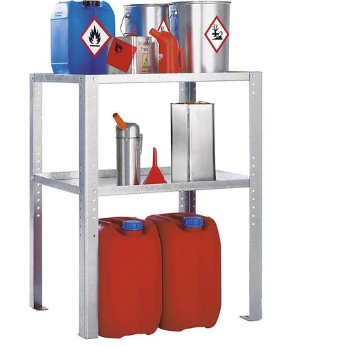 4052462011038 - eurokraft pro Fass- und Kleingebinderegal mit 2 Wannenböden HxBxT 900 x 698 x 608 mm
