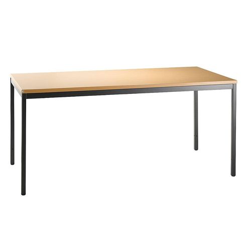 4260429762217 - LENA - Schreibtisch Tiefe 800 mm Breite 1600 mm 2 Unterschränke möglich Buche-Dekor kaiserkraft