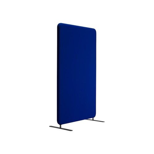 7332835035074 - Akustik-Trennwand Softline Event Textil HxB 1700 x 1200 mm blau kaiserkraft