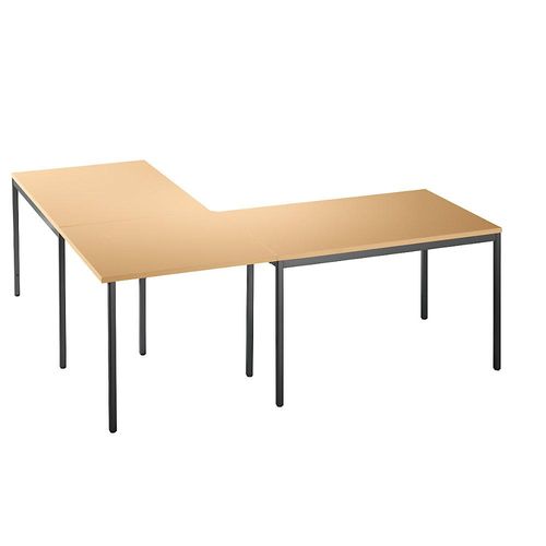 4260429761210 - LENA - Verkettung BxT 835 x 835 mm mit Stützfuß Buche-Dekor kaiserkraft 4260429761210 - LENA - Verkettung BxT 835 x 835 mm mit Stützfuß Buche-Dekor kaiserkraft