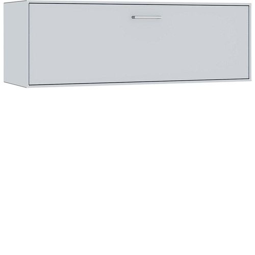 4250633392713 - mauser Einzelbox hängend 1 Barfachklappe Breite 1155 mm weißaluminium 4250633392713 - mauser Einzelbox hängend 1 Barfachklappe Breite 1155 mm weißaluminium