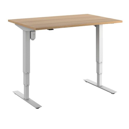 4061753258359 - Schreibtisch Atlanta elektrisch höhenverstellbar gerade BxT 1200 x 800 mm Buche weiß kaiserkraft 4061753258359 - Schreibtisch Atlanta elektrisch höhenverstellbar gerade BxT 1200 x 800 mm Buche weiß kaiserkraft