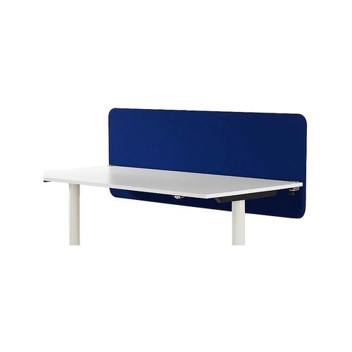 7332835039201 - Akustik-Tischtrennwand Softline Event top montiert HxT 450 x 30 mm Textil Breite 800 mm blau kaiserkraft