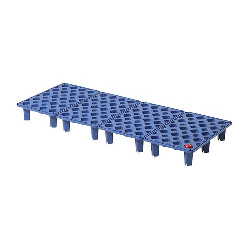 4061753267283 - PE-Gitterrost mit Leckage-Anzeige Breite 995 mm Tiefe 395 mm blau kaiserkraft