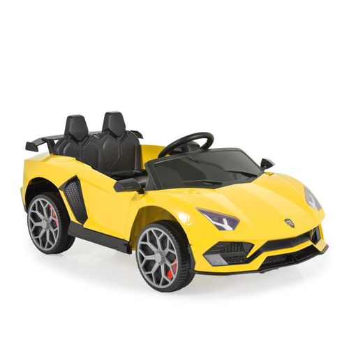 3801005000739 - Kinder Elektroauto Chiara Musik Fernbedienung zwei Motoren Kunststoffreifen gelb 3801005000739 - Kinder Elektroauto Chiara Musik Fernbedienung zwei Motoren Kunststoffreifen gelb