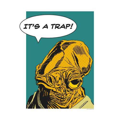 4055065163159 - Bild KOMAR Star Wars Classic Comic Quote Ackbar bunt (farbe bild(er) bunt) B30cm H40cm Papier Holz Bilder Wandbild zur Dekoration im Kinderzimmer - ohne Rahmen 4055065163159 - Bild KOMAR Star Wars Classic Comic Quote Ackbar bunt (farbe bild(er) bunt) B30cm H40cm Papier Holz Bilder Wandbild zur Dekoration im Kinderzimmer - ohne Rahmen