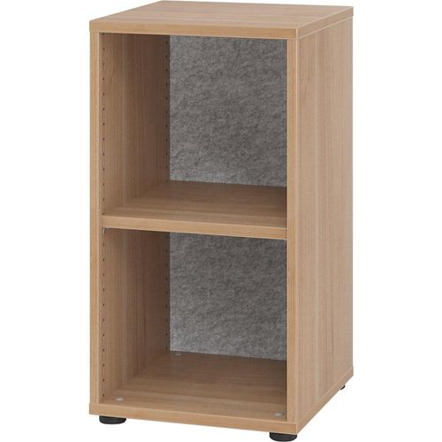 4032062177839 - ANNY-AC - Regal mit Akustik-Rückwand HxBxT 748 x 400 x 400 mm 1 Fachboden Nussbaum-Dekor kaiserkraft 4032062177839 - ANNY-AC - Regal mit Akustik-Rückwand HxBxT 748 x 400 x 400 mm 1 Fachboden Nussbaum-Dekor kaiserkraft