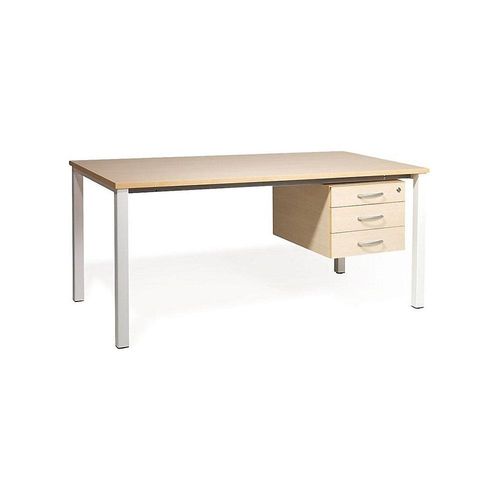 5905745100938 - Unterschrank für Desk Duo BxT 428 x 600 mm Birke kaiserkraft