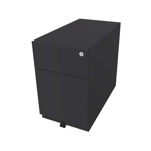 5020073735871 - BISLEY Rollcontainer Note™ mit 1 Hängeregistratur 1 Universalschublade HxBxT 495 x 300 x 565 mm mit Griffleiste anthrazitgrau 5020073735871 - BISLEY Rollcontainer Note™ mit 1 Hängeregistratur 1 Universalschublade HxBxT 495 x 300 x 565 mm mit Griffleiste anthrazitgrau