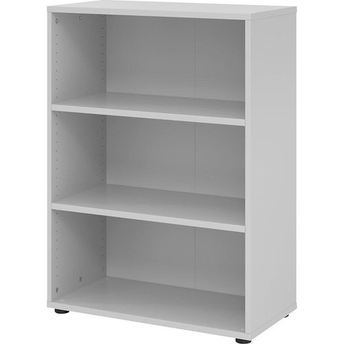 4032062184141 - VERA-ZWO - Büroregal HxBxT 1100 x 800 x 400 mm 3 Ordnerhöhen lichtgrau kaiserkraft