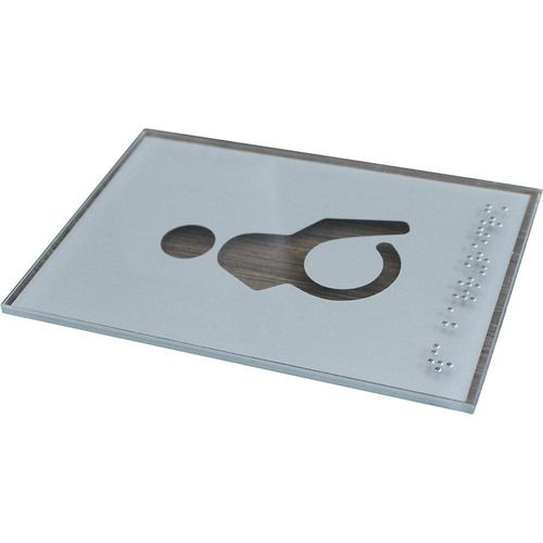 4060081708376 - Türschild Piktogramm WC Braille HxB 148 x 105 mm barrierefrei kaiserkraft 4060081708376 - Türschild Piktogramm WC Braille HxB 148 x 105 mm barrierefrei kaiserkraft