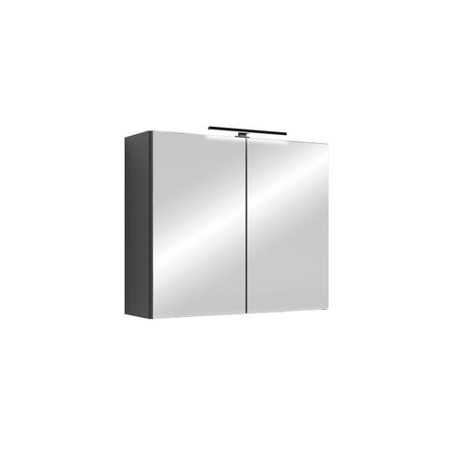 4251942258547 - Spiegelschrank SPREE Breite 70 cm anthrazit LED Beleuchtung 4251942258547 - Spiegelschrank SPREE Breite 70 cm anthrazit LED Beleuchtung