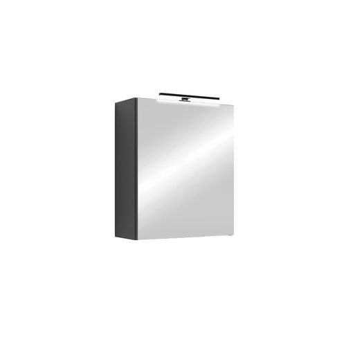 4251942258615 - Spiegelschrank SPREE Breite 50 cm anthrazit LED Beleuchtung 4251942258615 - Spiegelschrank SPREE Breite 50 cm anthrazit LED Beleuchtung