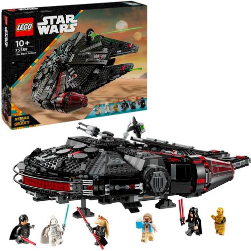 5702017584454 - Konstruktionsspiel Star Wars 75389 Black Falcon Bunt 1579 Stücke
