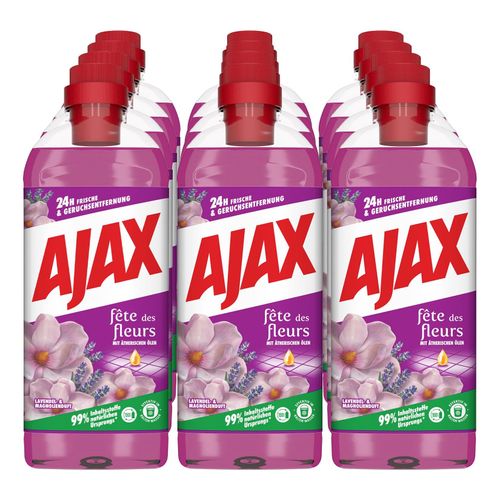 8718951330160 - Ajax Allzweckreiniger Lavendel & Magnolie 1 Liter 12er Pack