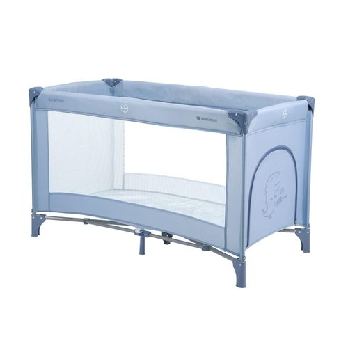 3800171200394 - Kikkaboo Reisebett so gifted eine Ebene weiche Matratzenauflage Seiteneingang blau p