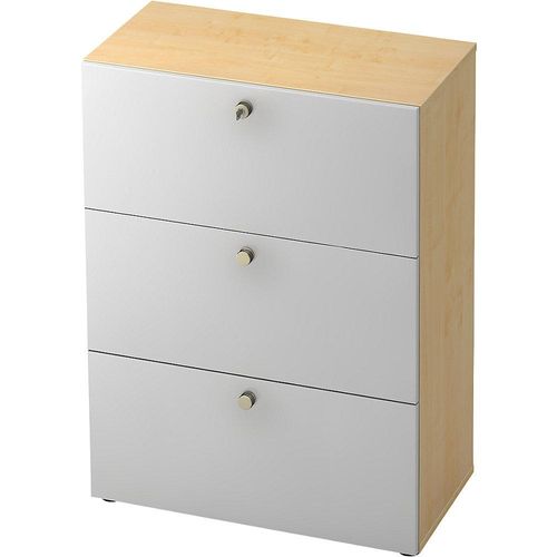 4032062180990 - ANNY-AC - Hängeregistraturschrank mit Akustik-Rückwand HxBxT 1100 x 800 x 420 mm Ahorn-Dekor kaiserkraft