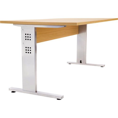 4032062257883 - Schreibtisch HxBxT 720 x 1600 x 800 mm Buche-Dekor kaiserkraft