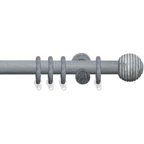 4016318366727 - Gardinenstange Terra Kugel mit Streifen Gardinenstangen Gr L 120 cm Ø 28 mm 1 läufig grau (kalkgrau) Gardinenstangen Wandmontage 4016318366727 - Gardinenstange Terra Kugel mit Streifen Gardinenstangen Gr L 120 cm Ø 28 mm 1 läufig grau (kalkgrau) Gardinenstangen Wandmontage