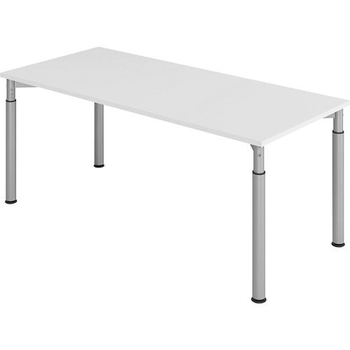4032062183960 - VERA-ZWO - Schreibtisch mit 4-Fuß-Gestell höhenverstellbar Tiefe 800 mm Breite 1800 mm lichtgrau alusilber kaiserkraft 4032062183960 - VERA-ZWO - Schreibtisch mit 4-Fuß-Gestell höhenverstellbar Tiefe 800 mm Breite 1800 mm lichtgrau alusilber kaiserkraft
