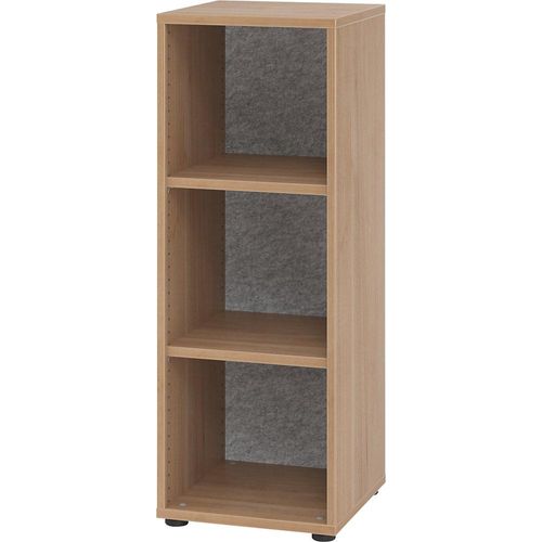 4032062177952 - ANNY-AC - Regal mit Akustik-Rückwand HxBxT 1100 x 400 x 400 mm 2 Fachböden Nussbaum-Dekor kaiserkraft 4032062177952 - ANNY-AC - Regal mit Akustik-Rückwand HxBxT 1100 x 400 x 400 mm 2 Fachböden Nussbaum-Dekor kaiserkraft