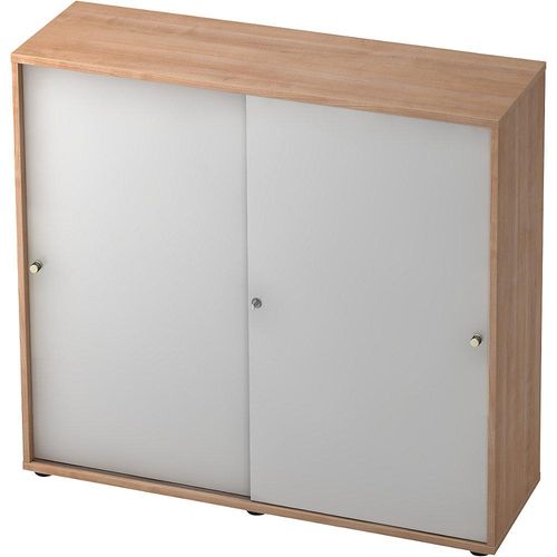 4032062181751 - ANNY-AC - Schiebetürenschrank mit Akustik-Rückwand 2 Fachböden Mitteltrennwand Nussbaum-Dekor kaiserkraft 4032062181751 - ANNY-AC - Schiebetürenschrank mit Akustik-Rückwand 2 Fachböden Mitteltrennwand Nussbaum-Dekor kaiserkraft