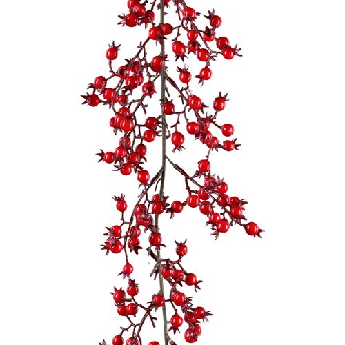 4064118284369 - Kunstgirlande CREATIV GREEN Beerengirlande rot L118cm Kunststoff Kunstpflanzen mit roten Beeren 4064118284369 - Kunstgirlande CREATIV GREEN Beerengirlande rot L118cm Kunststoff Kunstpflanzen mit roten Beeren