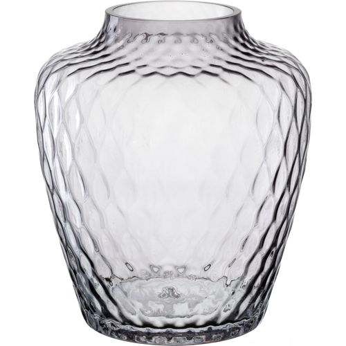 4002541552846 - Dekovase LEONARDO GK Vase GIULIA grau B18cm H20cm T18cm Glas Vasen 4002541552846 - Dekovase LEONARDO GK Vase GIULIA grau B18cm H20cm T18cm Glas Vasen