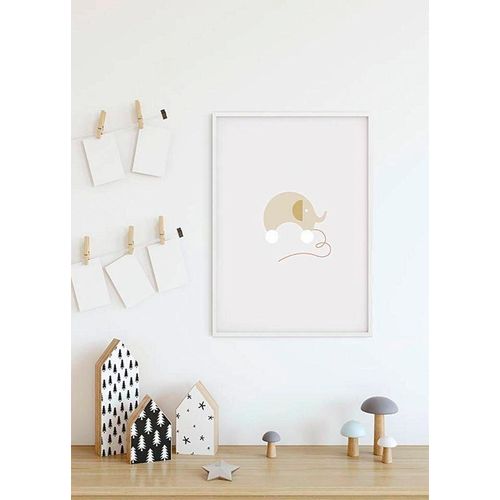4055065154478 - Bild KOMAR Baby Happy bunt (farbe bild(er) bunt) B40cm H50cm Papier Holz Bilder Wandbild zur Dekoration - ohne Rahmen