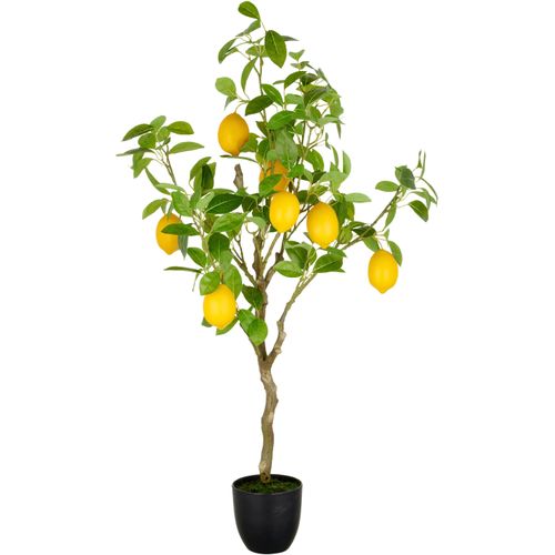 4064118353782 - Kunstbaum CREATIV GREEN Zitrone grün H90cm Kunststoff Kunstpflanzen mit detailgetreuer Gestaltung
