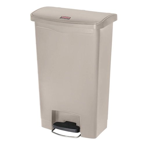 0086876223927 - Slim Jim Step-On Tretabfalleim beige 50 Liter Kunstst 0086876223927 Rubbermaid