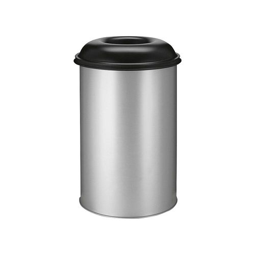 8713631023622 - Sicherheits-Papierkorb Stahl Volumen 200 l HxØ 950 x 600 mm weißaluminium graphitschwarz kaiserkraft 8713631023622 - Sicherheits-Papierkorb Stahl Volumen 200 l HxØ 950 x 600 mm weißaluminium graphitschwarz kaiserkraft