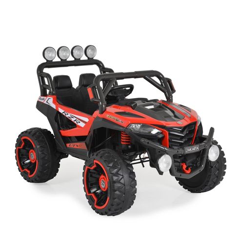 3801005000401 - Kinder Elektroauto Jeep Jakarta BLK-819 Fernbedienung MP3 vier Motoren rot