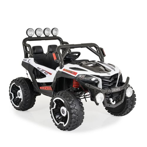 3801005000432 - Kinder Elektroauto Jeep Jakarta BLK-819 Fernbedienung MP3 vier Motoren weiß 3801005000432 - Kinder Elektroauto Jeep Jakarta BLK-819 Fernbedienung MP3 vier Motoren weiß