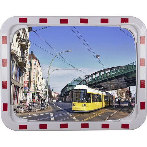 4250912307599 - dancop Verkehrsspiegel mit Universalhalterung rechteckig HxBxT 600 x 800 x 50 mm