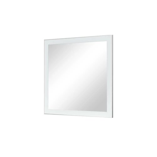 4250053418437 - Spiegel 80 x 77 cm - weiß - Glas  Aluminium Holzwerkstoff - 80 cm - 77 cm - 3 cm - Möbel Kraft
