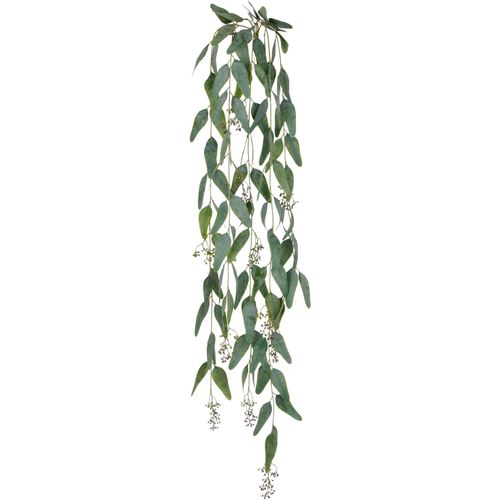 4064118352587 - Kunstranke CREATIV GREEN Eukalyptus grün (grüngrau) H115cm Kunststoff Kunstpflanzen mit Fruchtständen