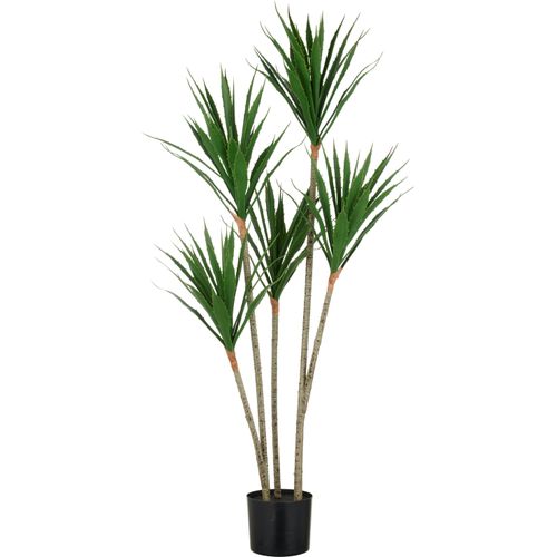 4064118352488 - Kunstpflanze CREATIV GREEN Agave grün H120cm Kunststoff Kunstpflanzen mit 5 Stämmen