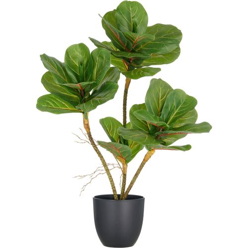 4064118352532 - Kunstpflanze CREATIV GREEN Ficus lyrata grün H65cm Kunststoff Kunstpflanzen mit Luftwurzeln 4064118352532 - Kunstpflanze CREATIV GREEN Ficus lyrata grün H65cm Kunststoff Kunstpflanzen mit Luftwurzeln