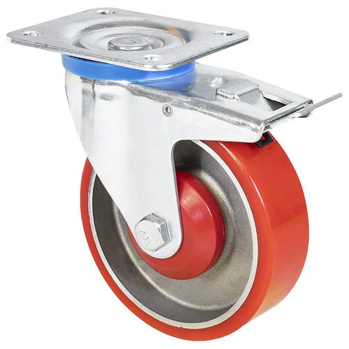4001073416336 - Transportgeräte-Schwerlast-Lenkrollen Rad-Ø 125 mm VE 2 Stk Lenkrolle mit Feststeller Wagner 4001073416336 - Transportgeräte-Schwerlast-Lenkrollen Rad-Ø 125 mm VE 2 Stk Lenkrolle mit Feststeller Wagner
