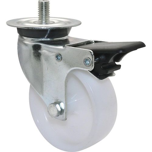 4001073001099 - Apparate-Lenkrollen Rad-Ø 75 mm VE 4 Stk Lenkrolle mit Feststeller Gewindestift Wagner