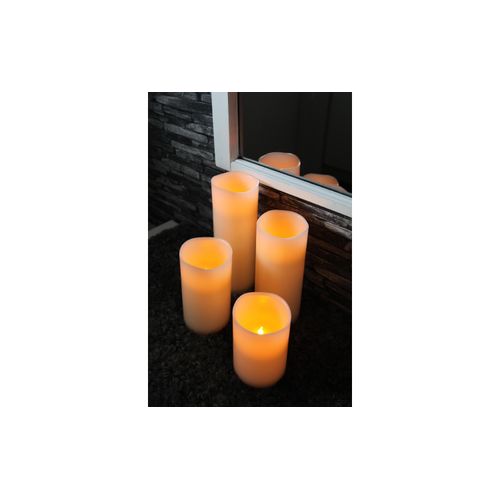 7391482003867 - Star Trading Deutschland Gmbh - Star LED-Leuchtkerze mit Echtwachs flackernd Timer batterie betrieben Sichtkarton 25 x 10 cm warmweiß 068-67