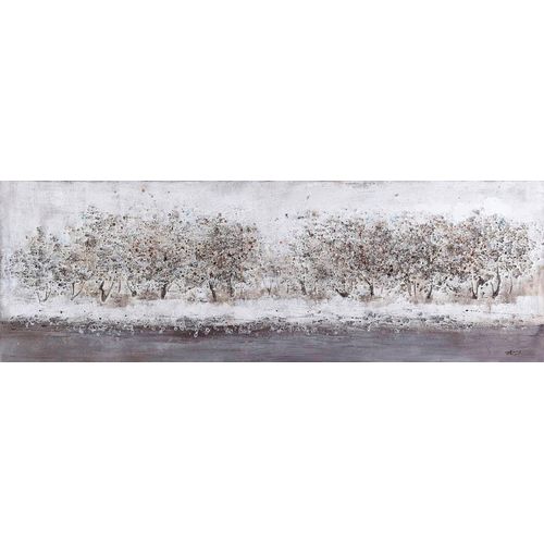 4032295017896 - Ölbild BÖNNINGHOFF Ölgemälde Wald grau (farbe bild(er) grau) B120cm H40cm T25cm Holz Canvas Bilder handgefertigt