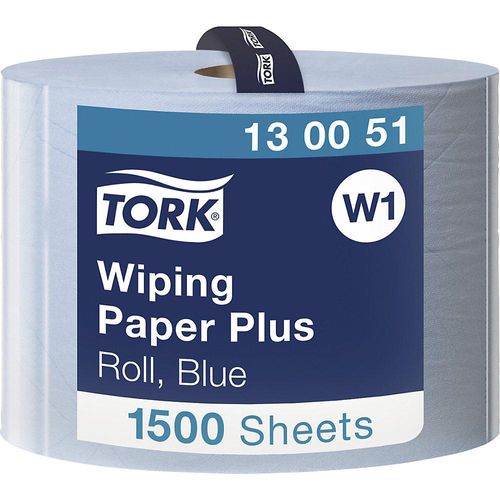 7322540183566 - TORK Mehrzweck-Papierwischtücher  Putztücher Hybrid-Qualität 2-lagig blau Blattgröße 235 x 340 mm VE 1 Stk