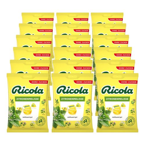 7610700025086 - Ricola Bonbons Zitronenmelisse ohne Zucker 75 g 18er Pack 7610700025086 - Ricola Bonbons Zitronenmelisse ohne Zucker 75 g 18er Pack